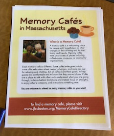 memory cafe advertisement